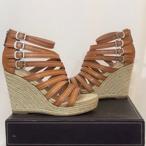 VC Signature “Dominicah” Espadrille Wedge Sandals